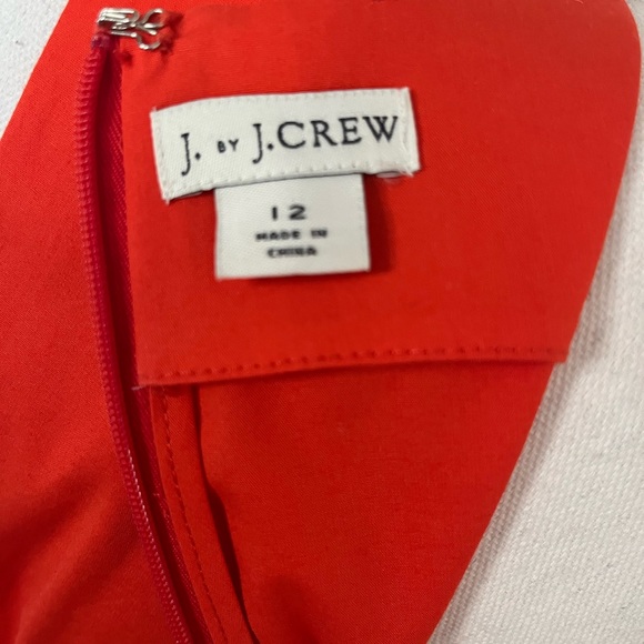 J. by J. Crew Orange Wrap Dress - Picture 5 of 7